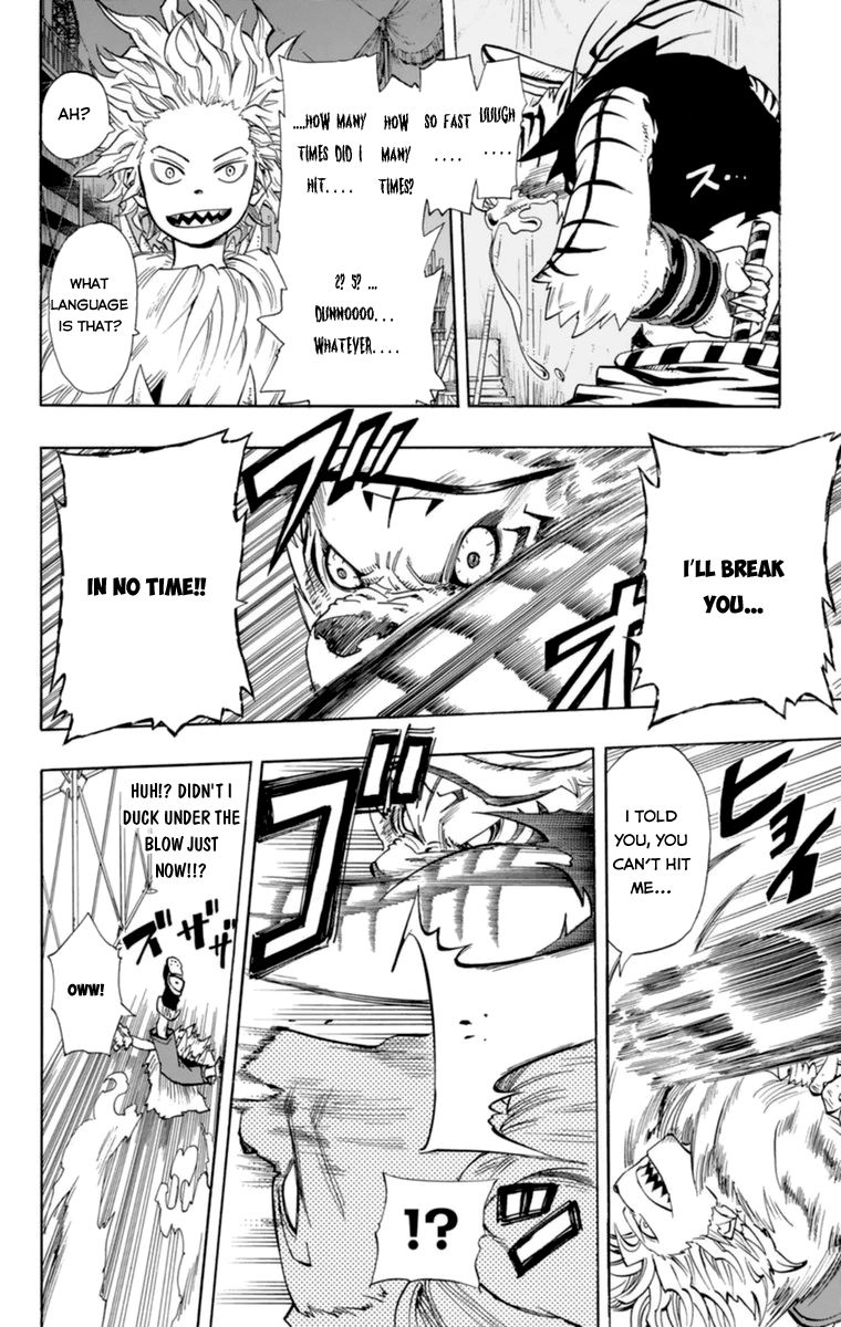 Oumagadoki Doubutsuen Chapter 30 page 13 - Chapter 30 : The King of One Hundred Beasts Vs. the King of the Jungle