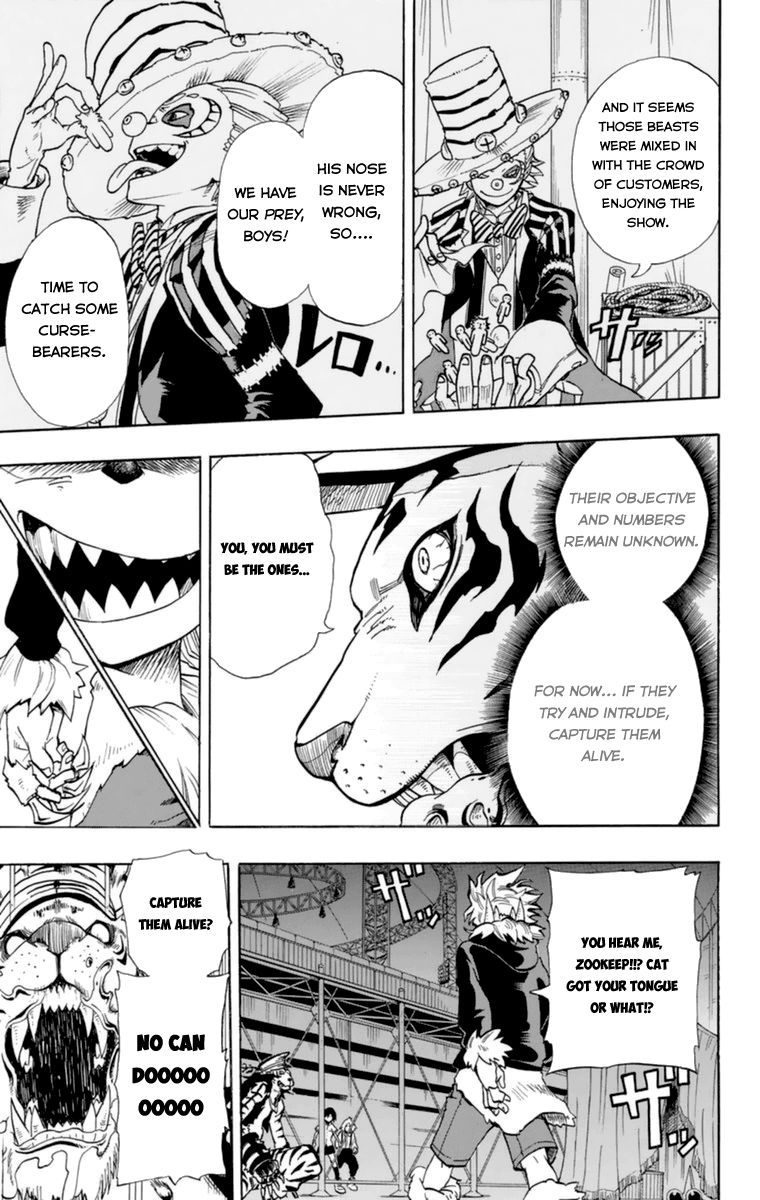 Oumagadoki Doubutsuen Chapter 30 page 6 - Chapter 30 : The King of One Hundred Beasts Vs. the King of the Jungle