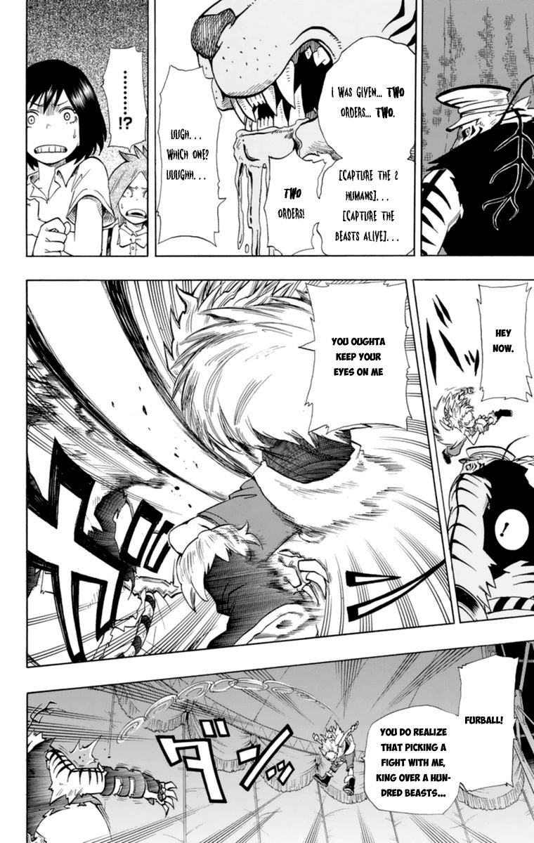 Oumagadoki Doubutsuen Chapter 30 page 9 - Chapter 30 : The King of One Hundred Beasts Vs. the King of the Jungle