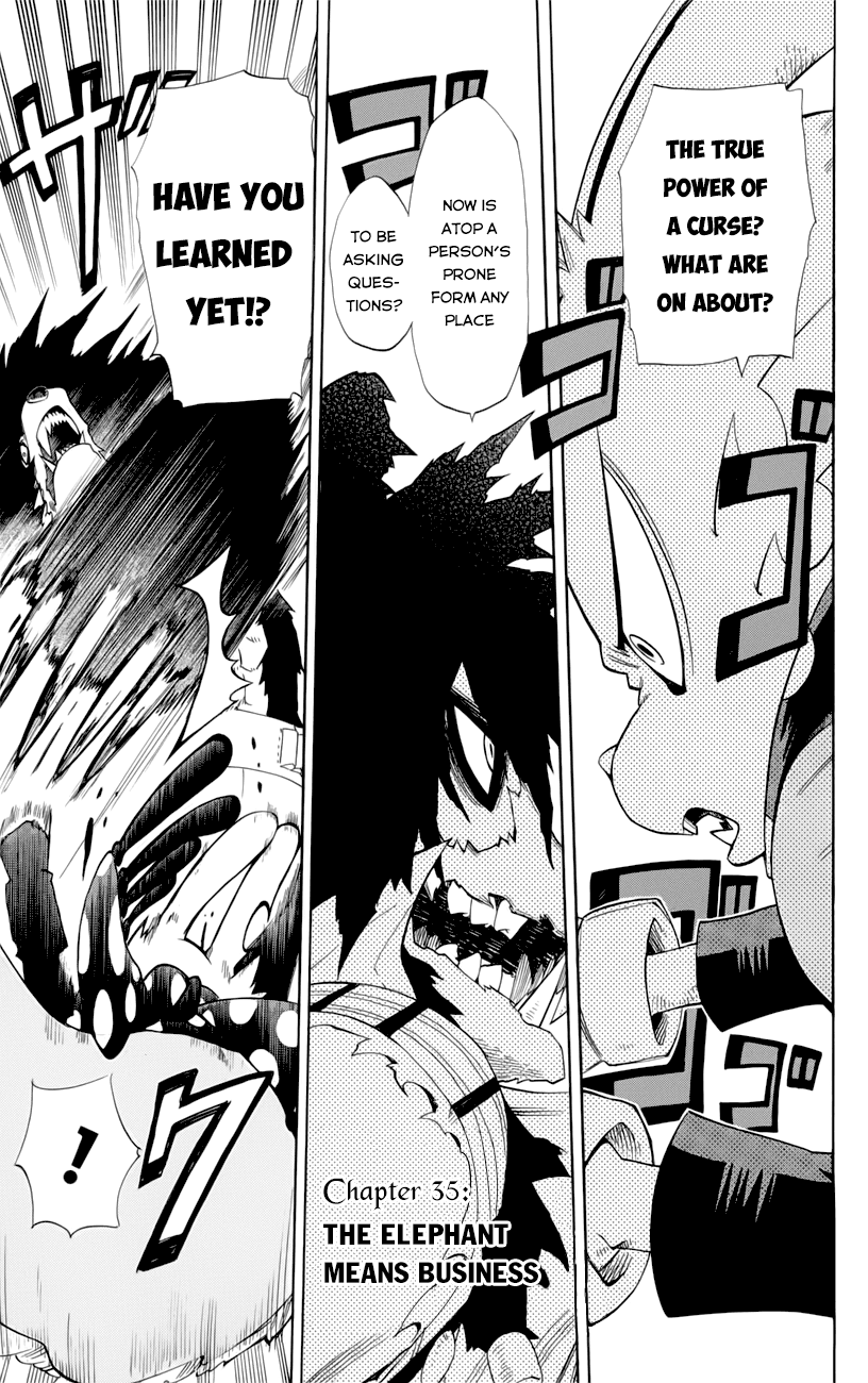 Oumagadoki Doubutsuen Chapter 35.2 page 3 - Chapter 35 v2 : The Elephant Means Business