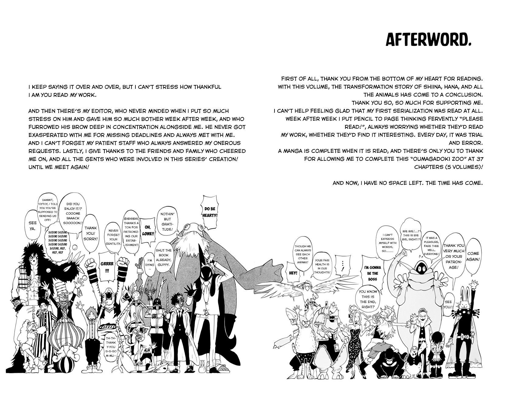 Oumagadoki Doubutsuen Chapter 38 page 31 - Chapter 38 : Extra Story and Epilogue
