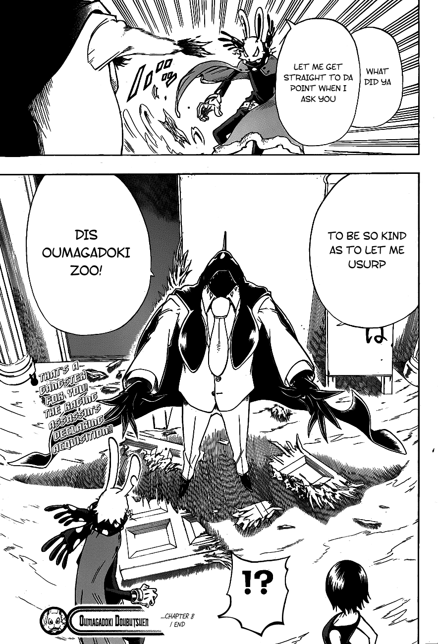 Oumagadoki Doubutsuen Chapter 8.2 page 20 - Chapter 8 v2 : The Rabbit And The Unidentified Walking Object