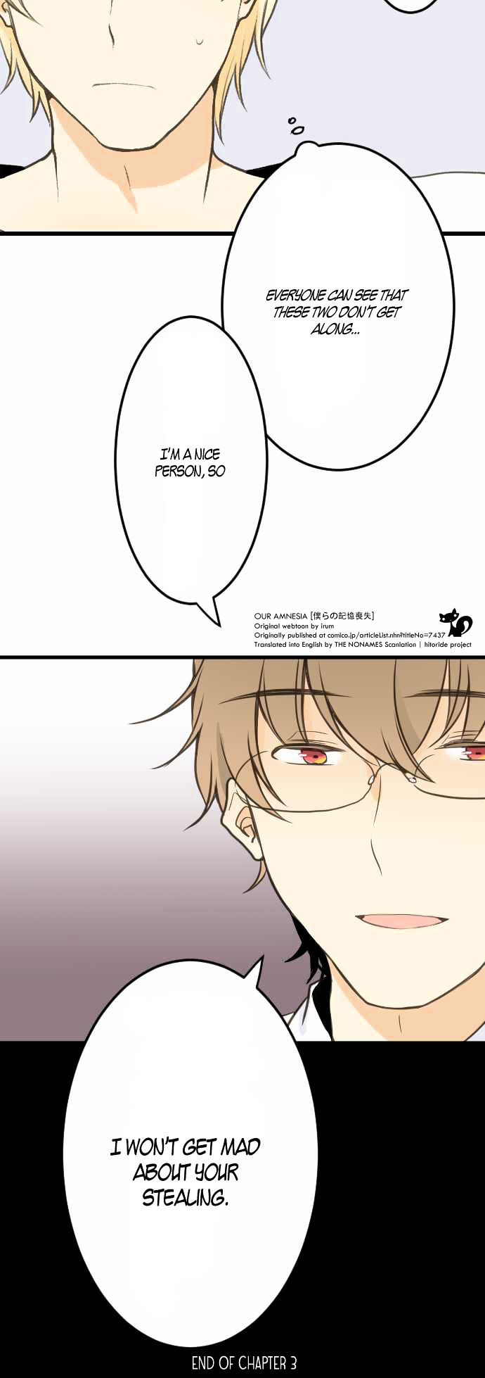 Our Amnesia Chapter 3 page 22 - Chapter 3 : Stealing and Motive