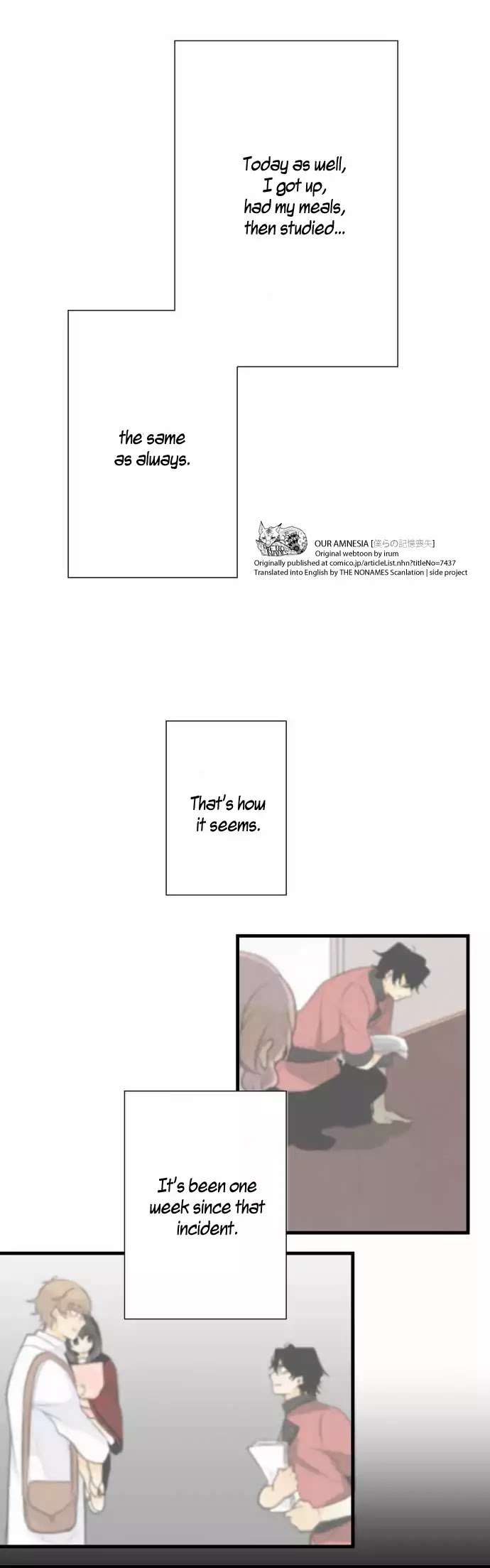 Our Amnesia Chapter 5 page 14 - Chapter 5: The Remains