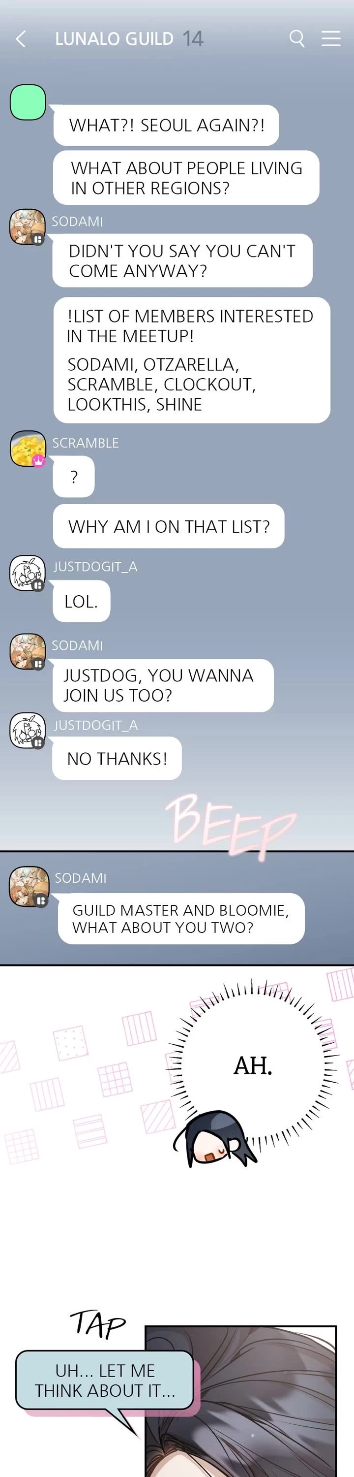 Our Guild's Idol Chapter 20 page 8 - Chapter 20: Episode 20