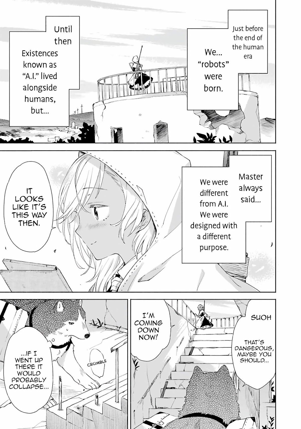 Our Lives After the Apocalypse Chapter 7 page 1 - Chapter 7: Mizukaze Laboratory Part 1