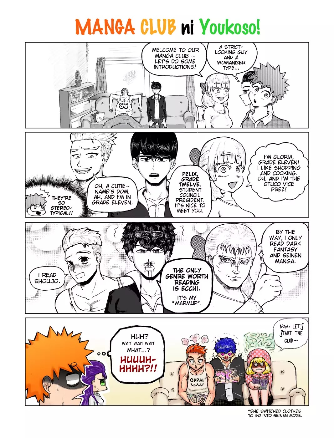 Our Manga Club Chapter 3 page 1 - Chapter 3: Manga Club Ni Youkoso!