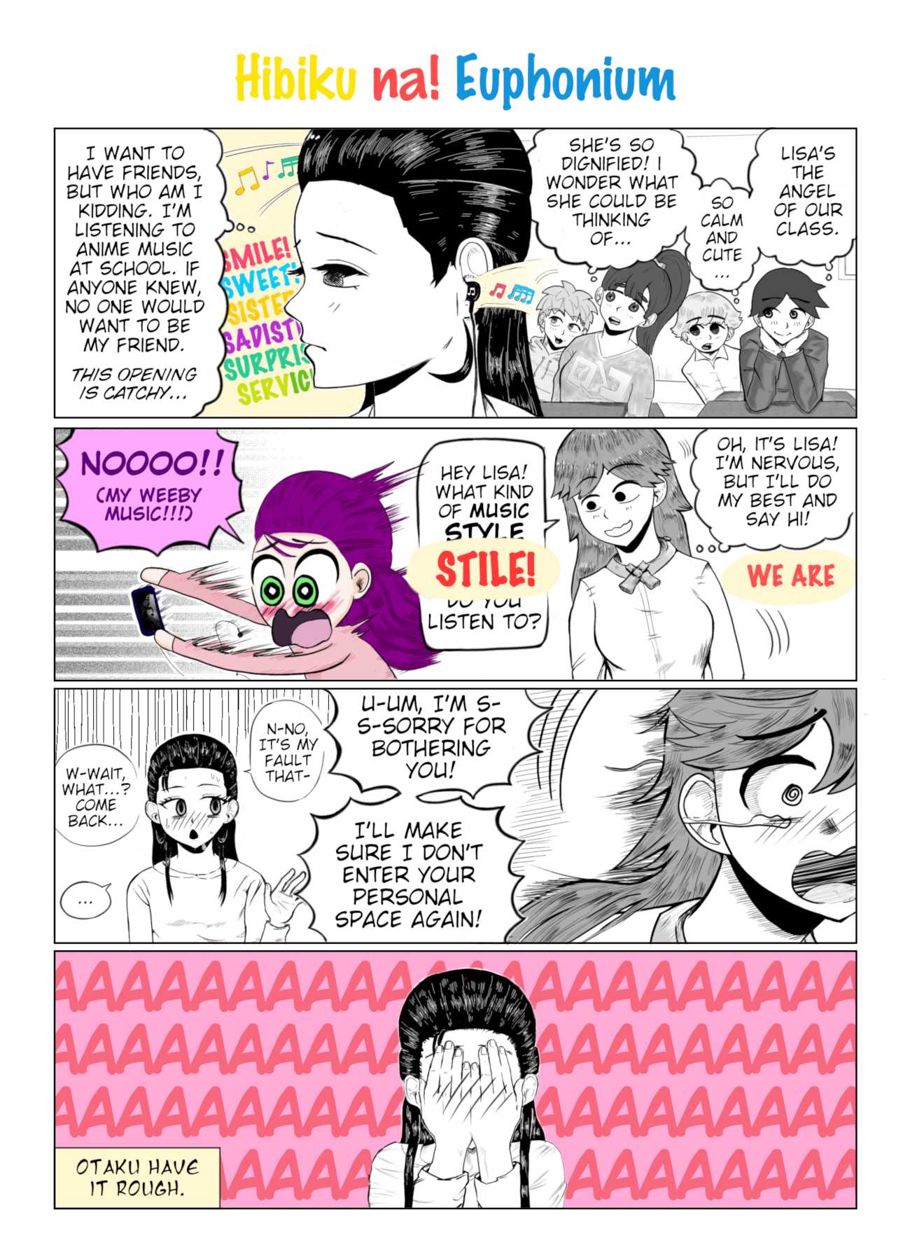 Our Manga Club Chapter 6 page 1 - Chapter 6: Hibiku na! Euphonium