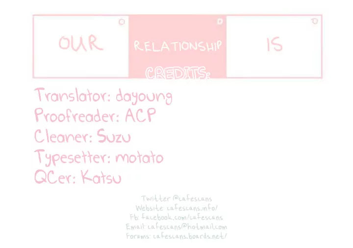 Our Relationship Is... Chapter 19.5 page 1 - Chapter 19.5: Christmas Special