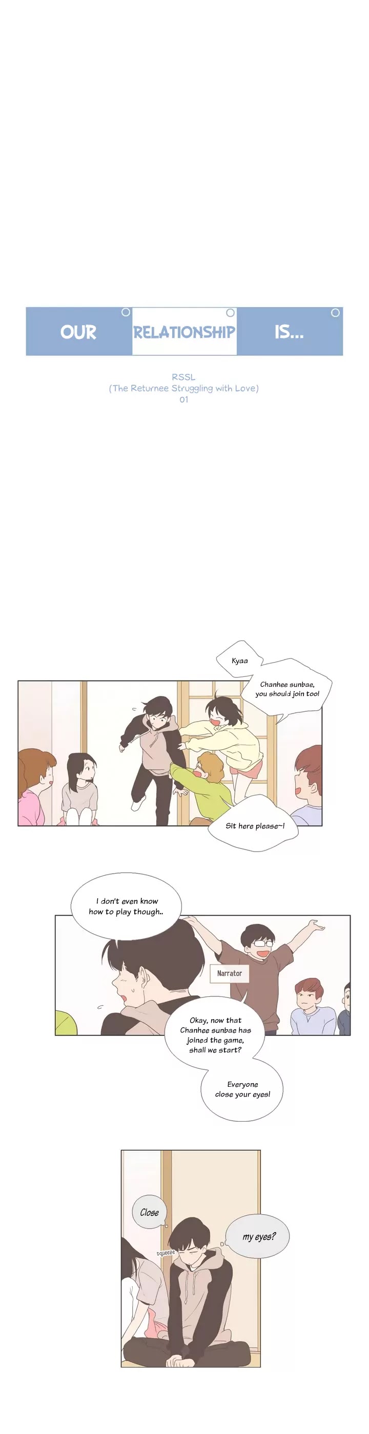 Our Relationship Is... Chapter 27 page 3 - Chapter 27: The Returning Student (Clumsy at Dating) (1)