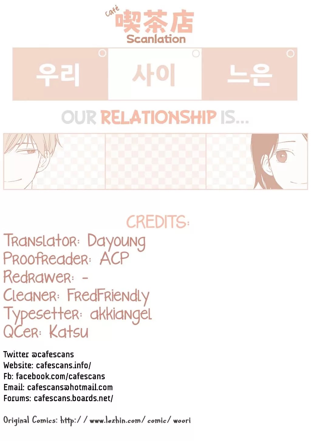 Our Relationship Is... Chapter 35 page 1 - Chapter 35: All Kinds of Things (1)