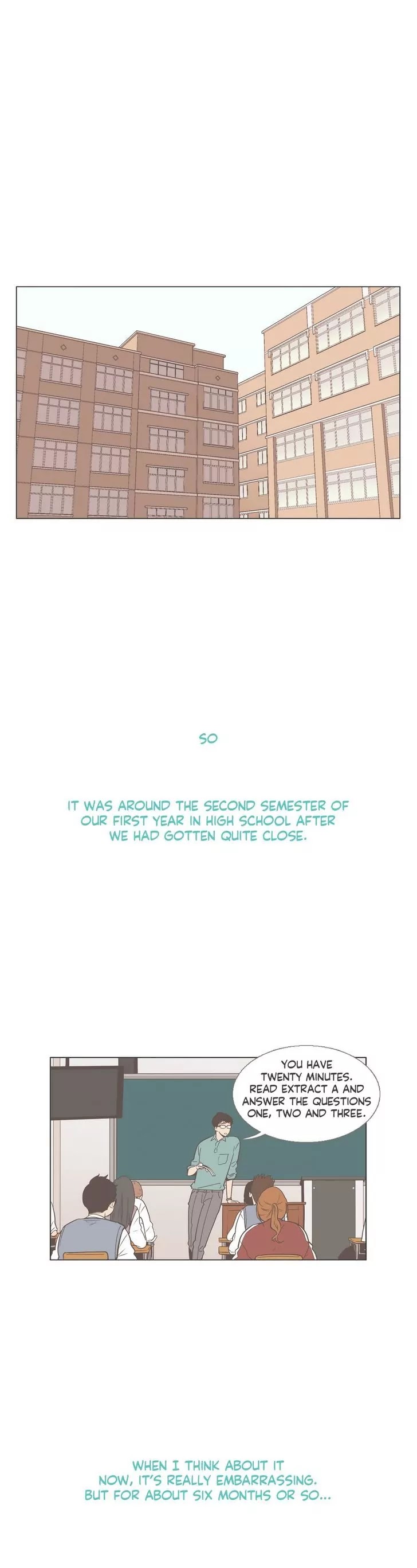 Our Relationship Is... Chapter 42 page 1 - Chapter 42: The Boy-Person-Friend's Story (1) (Season 2)