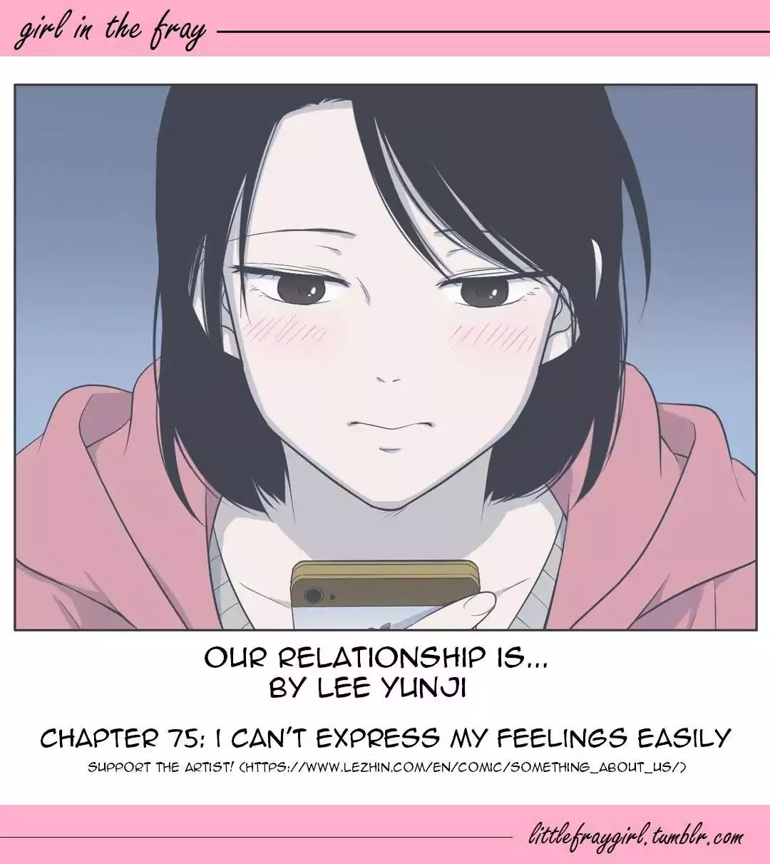 Our Relationship Is... Chapter 75 page 1 - Chapter 75: I Can't Express My Feelings Easily