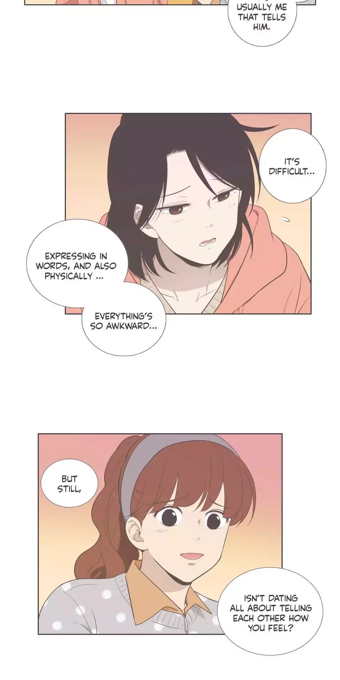 Our Relationship Is... Chapter 75 page 22 - Chapter 75: I Can't Express My Feelings Easily