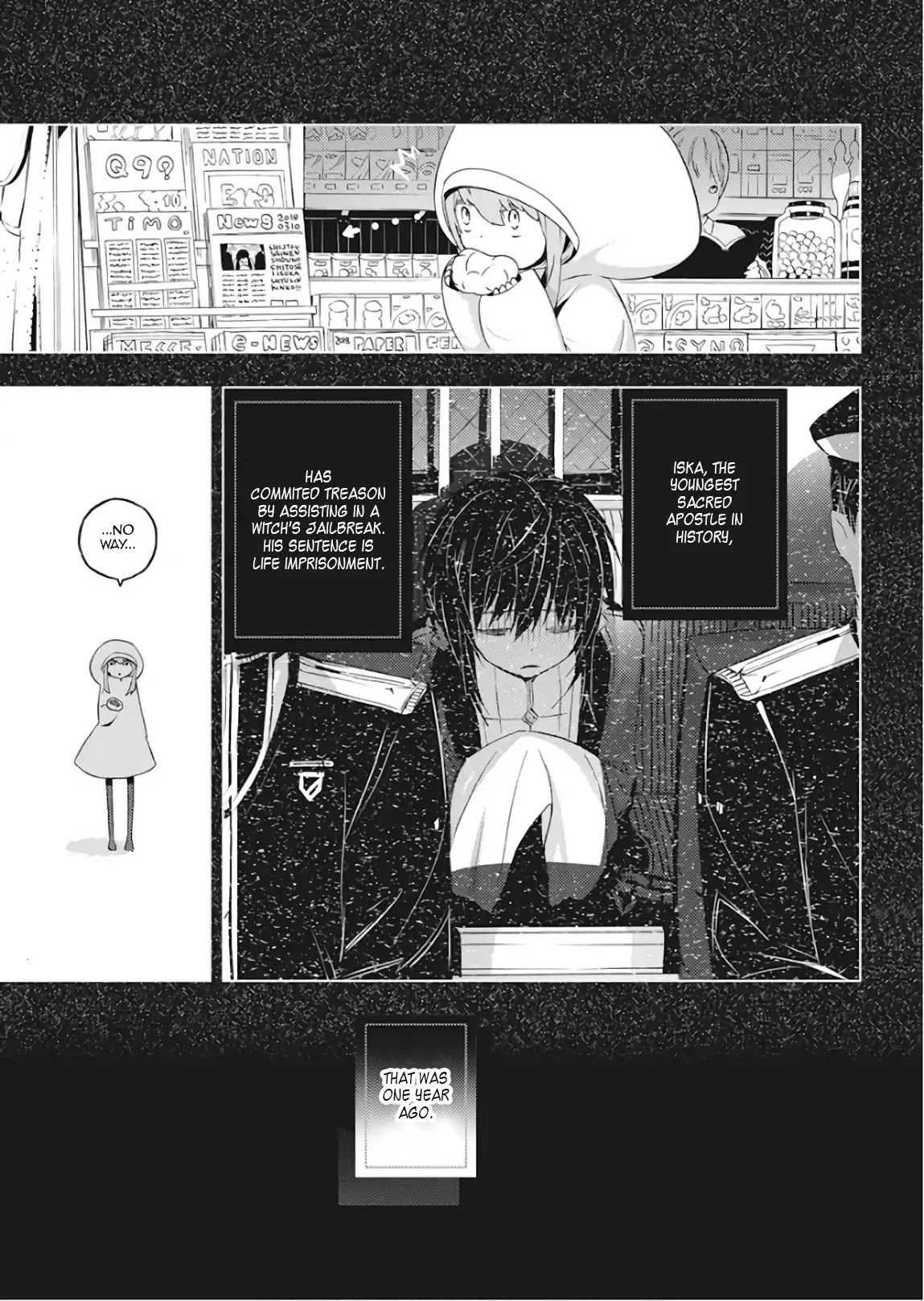 Our War that Ends the World, or Perhaps the Crusade that Starts it Anew Chapter 1 page 12 - Chapter 1: Boy and Witch (Part 1)