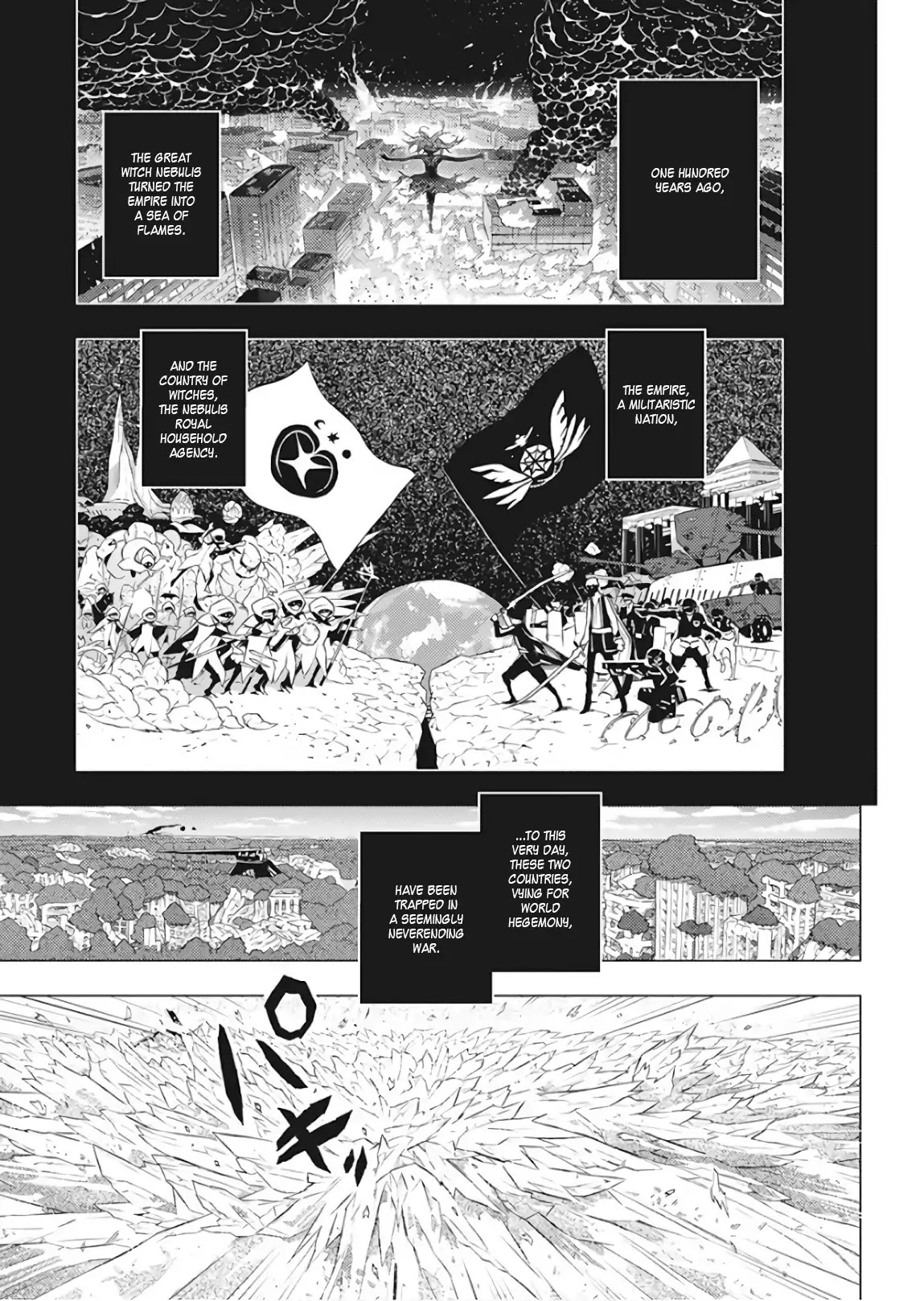 Our War that Ends the World, or Perhaps the Crusade that Starts it Anew Chapter 1 page 2 - Chapter 1: Boy and Witch (Part 1)