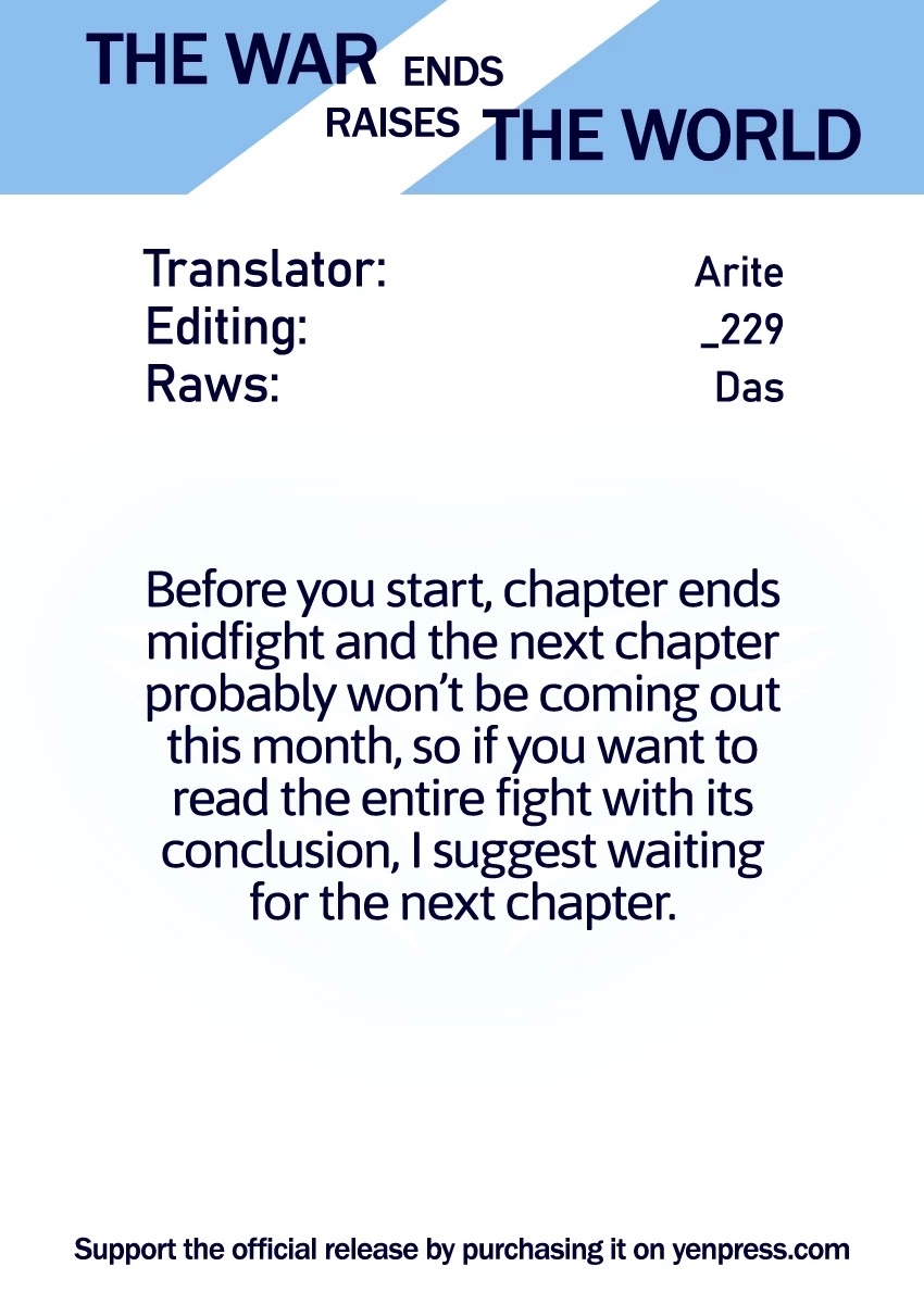 Our War that Ends the World, or Perhaps the Crusade that Starts it Anew Chapter 23 page 1 - Chapter 23: The Superhuman and The Battle Enthusiast
