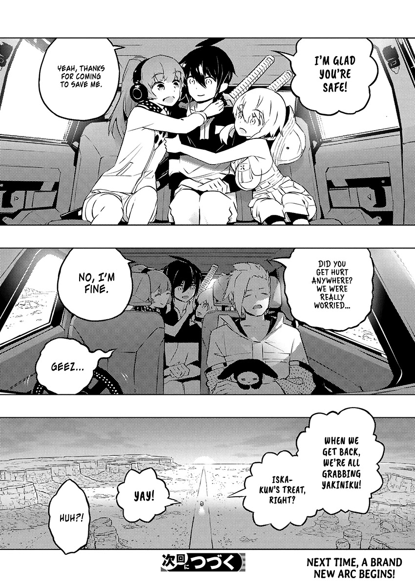 Our War that Ends the World, or Perhaps the Crusade that Starts it Anew Chapter 24 page 32 - Chapter 24: The Superhuman and The Battle Enthusiast (Part 2)