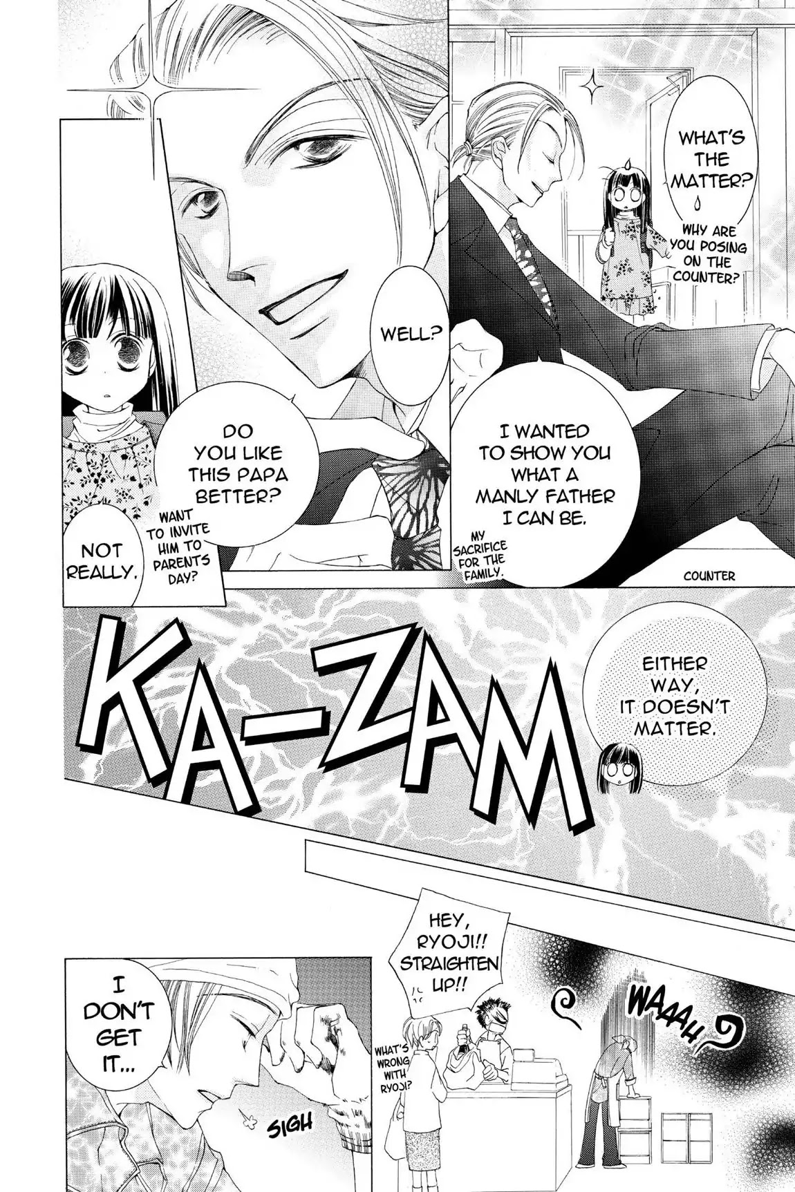 Ouran High School Host Club Chapter 12.5 page 8 - Vol.3 Extra Episode: Daily Life in the Fujioka Family
