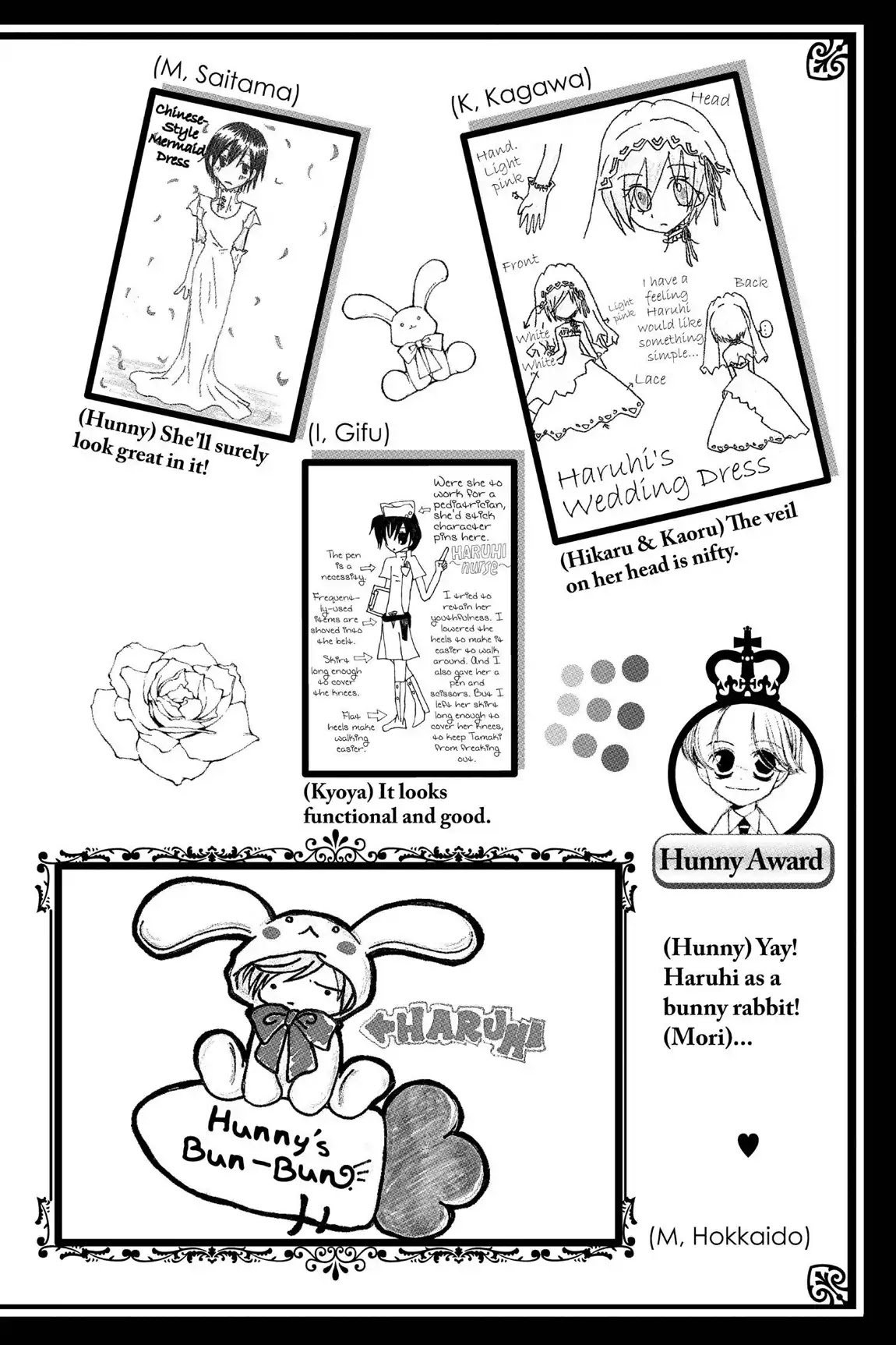 Ouran High School Host Club Chapter 16.9 page 5 - Vol.4 Letters