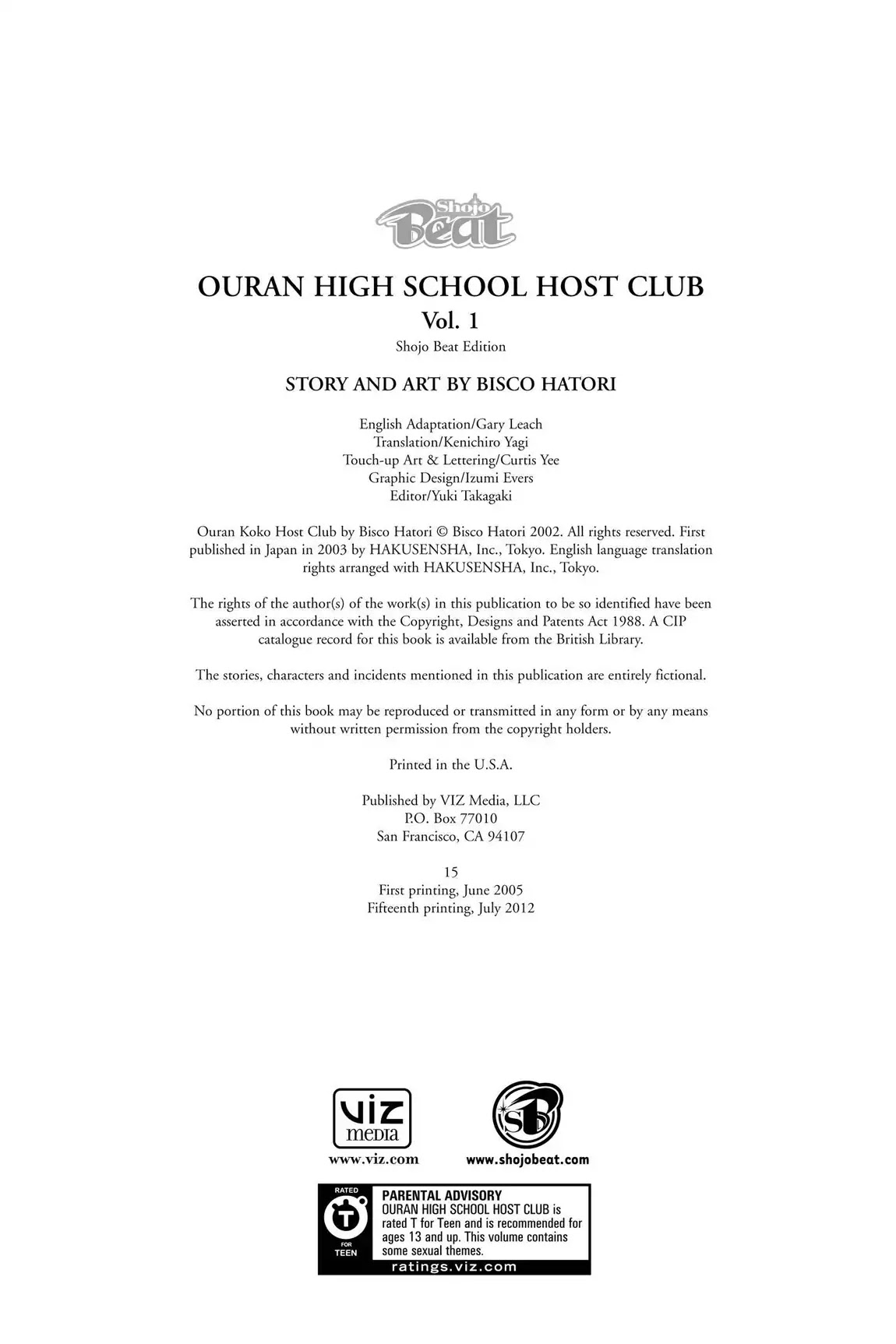 Ouran High School Host Club Chapter 3.6 page 12 - Vol.1 Egoistic Club
