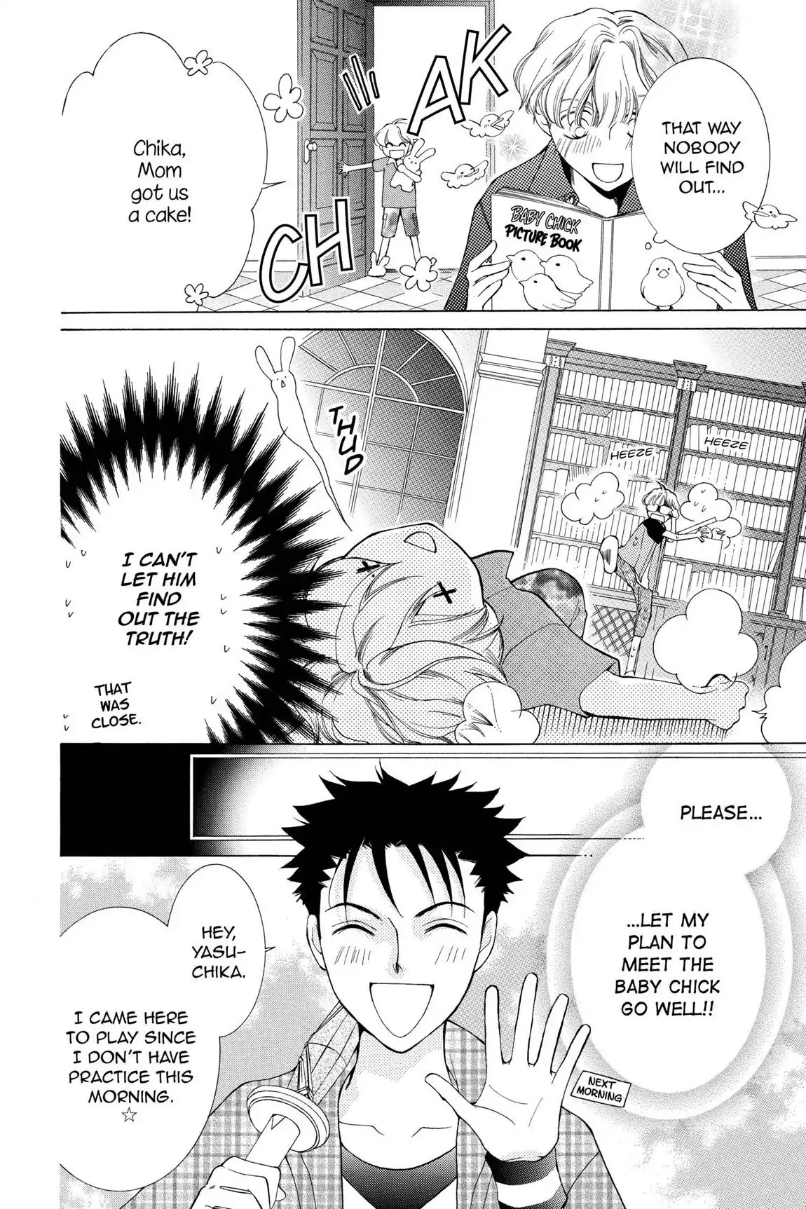 Ouran High School Host Club Chapter 51.5 page 4 - Vol.11 Chika and Mori's Piyo
