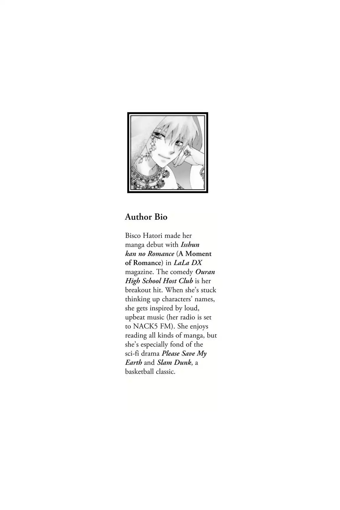 Ouran High School Host Club Chapter 51.7 page 13 - Vol.11 Editor's Notes