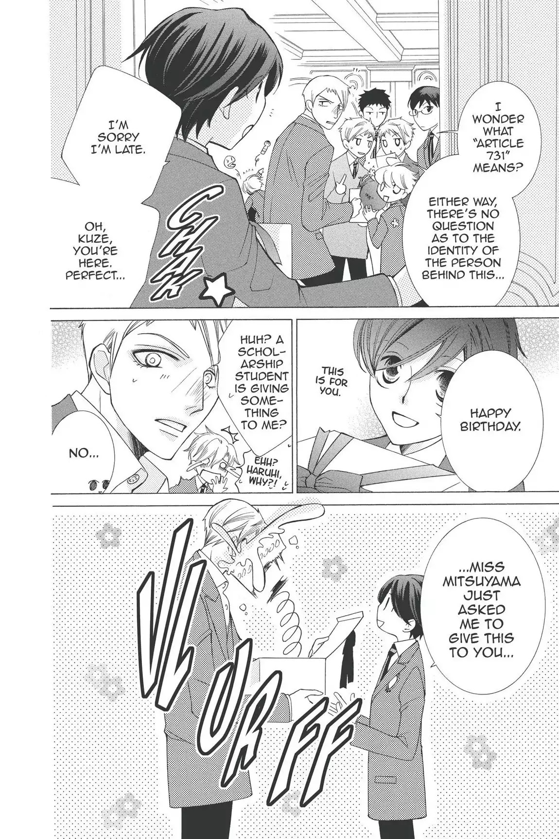 Ouran High School Host Club Chapter 56.5 page 3 - Vol.12 Extra Episode: Kuze's Happy and Unhappy Everyday Life