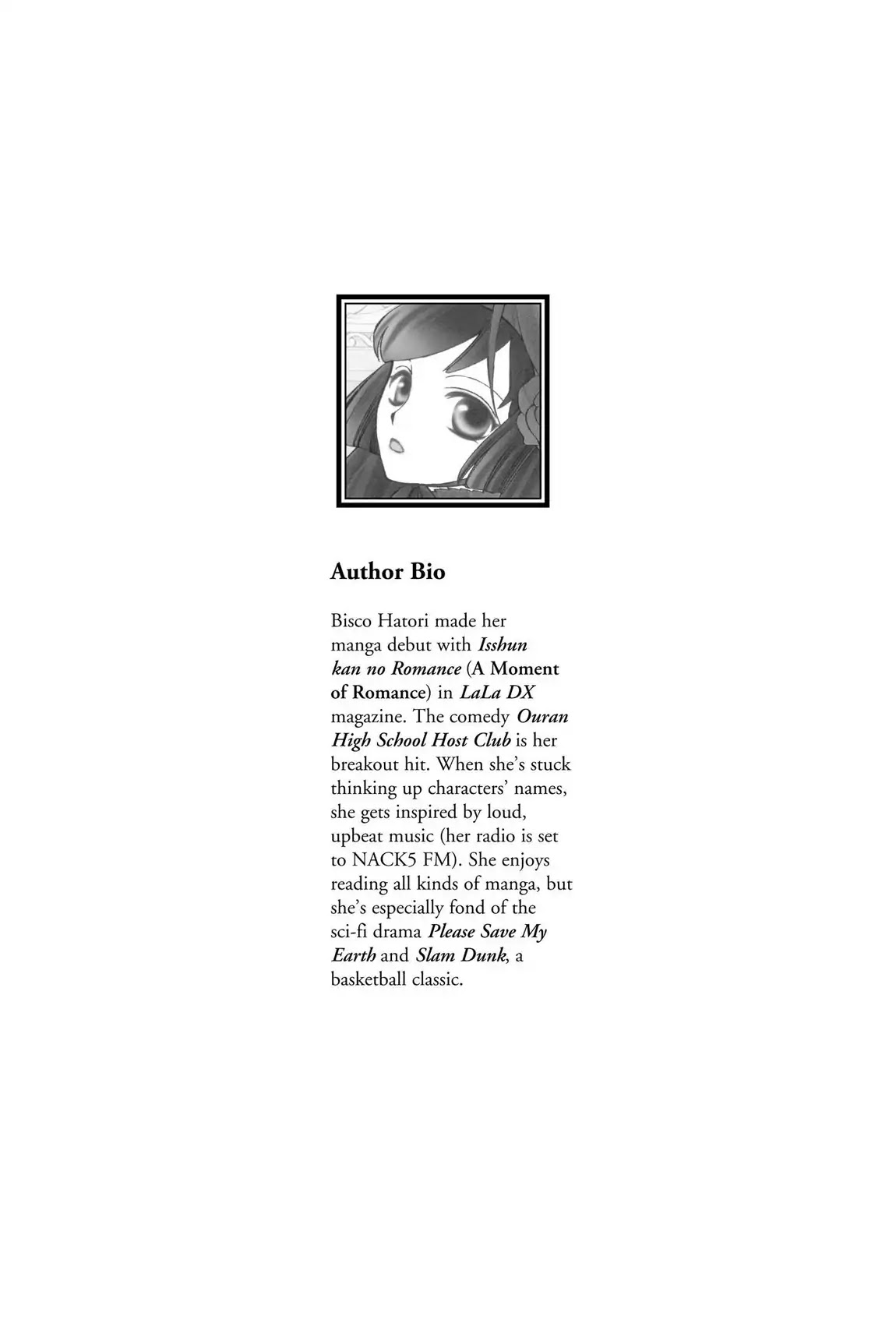 Ouran High School Host Club Chapter 56.7 page 2 - Vol.12 Editor's Notes