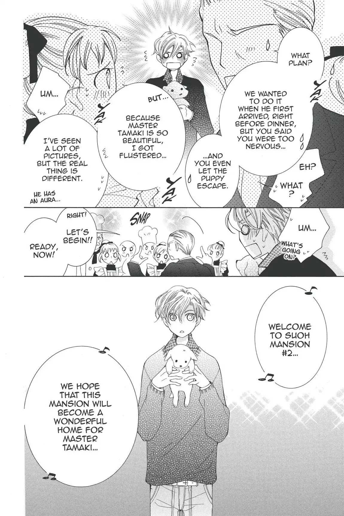 Ouran High School Host Club Chapter 61.5 page 12 - Vol.13 Extra Episode: The Very First Day