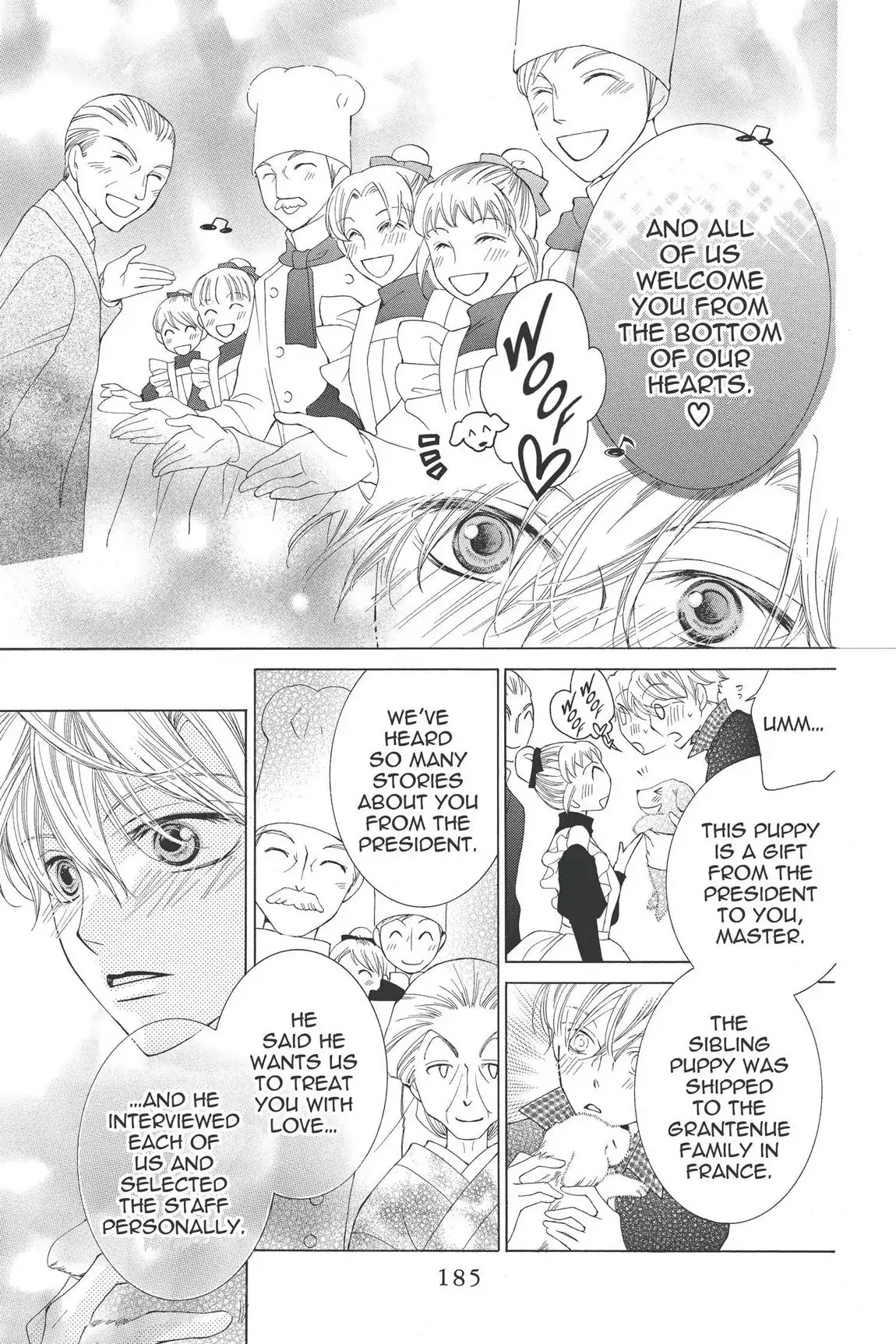 Ouran High School Host Club Chapter 61.5 page 13 - Vol.13 Extra Episode: The Very First Day
