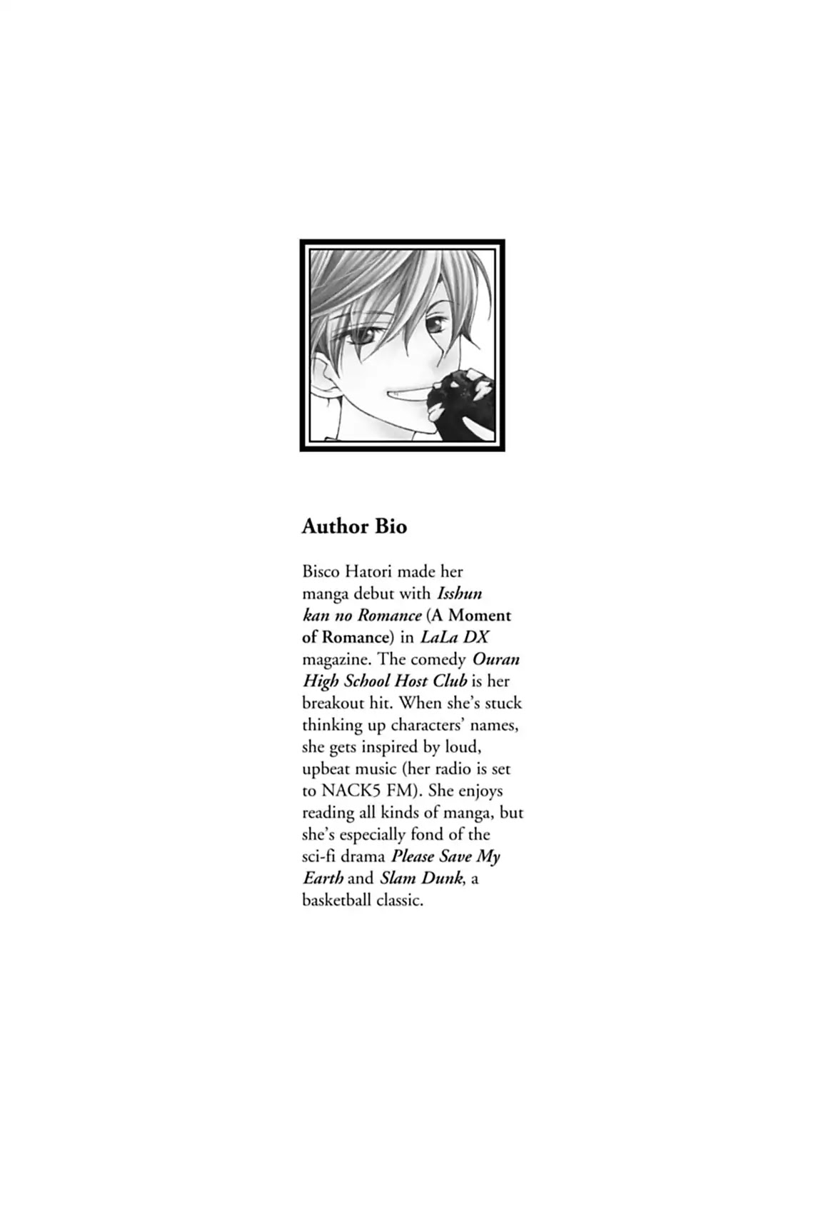 Ouran High School Host Club Chapter 75.8 page 2 - Vol.16 Editor's Notes