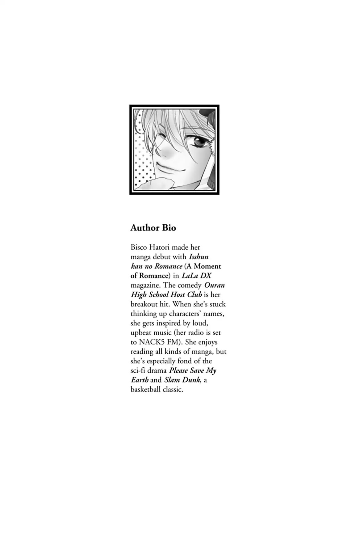 Ouran High School Host Club Chapter 83.7 page 2 - Vol.18 Editor's Notes [END]