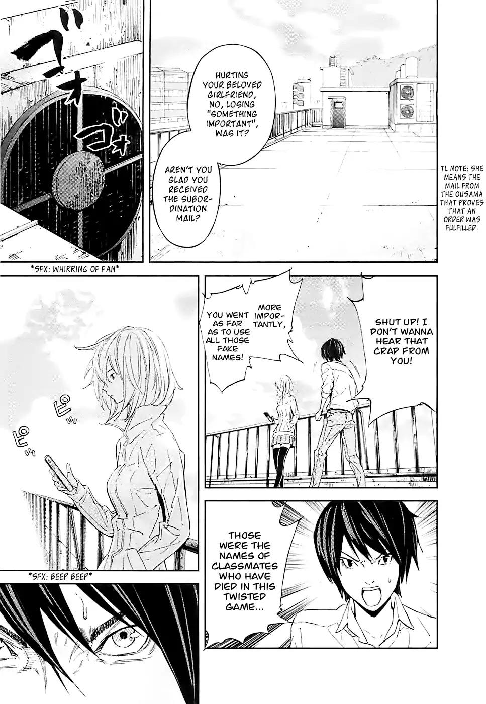 Ousama Game Chapter 13 page 25 - Chapter 13