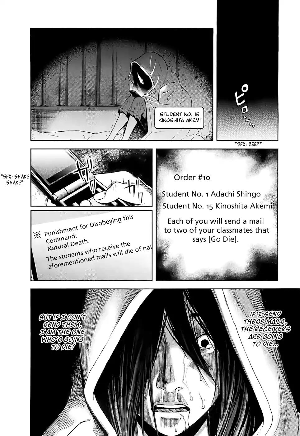 Ousama Game Chapter 13 page 3 - Chapter 13