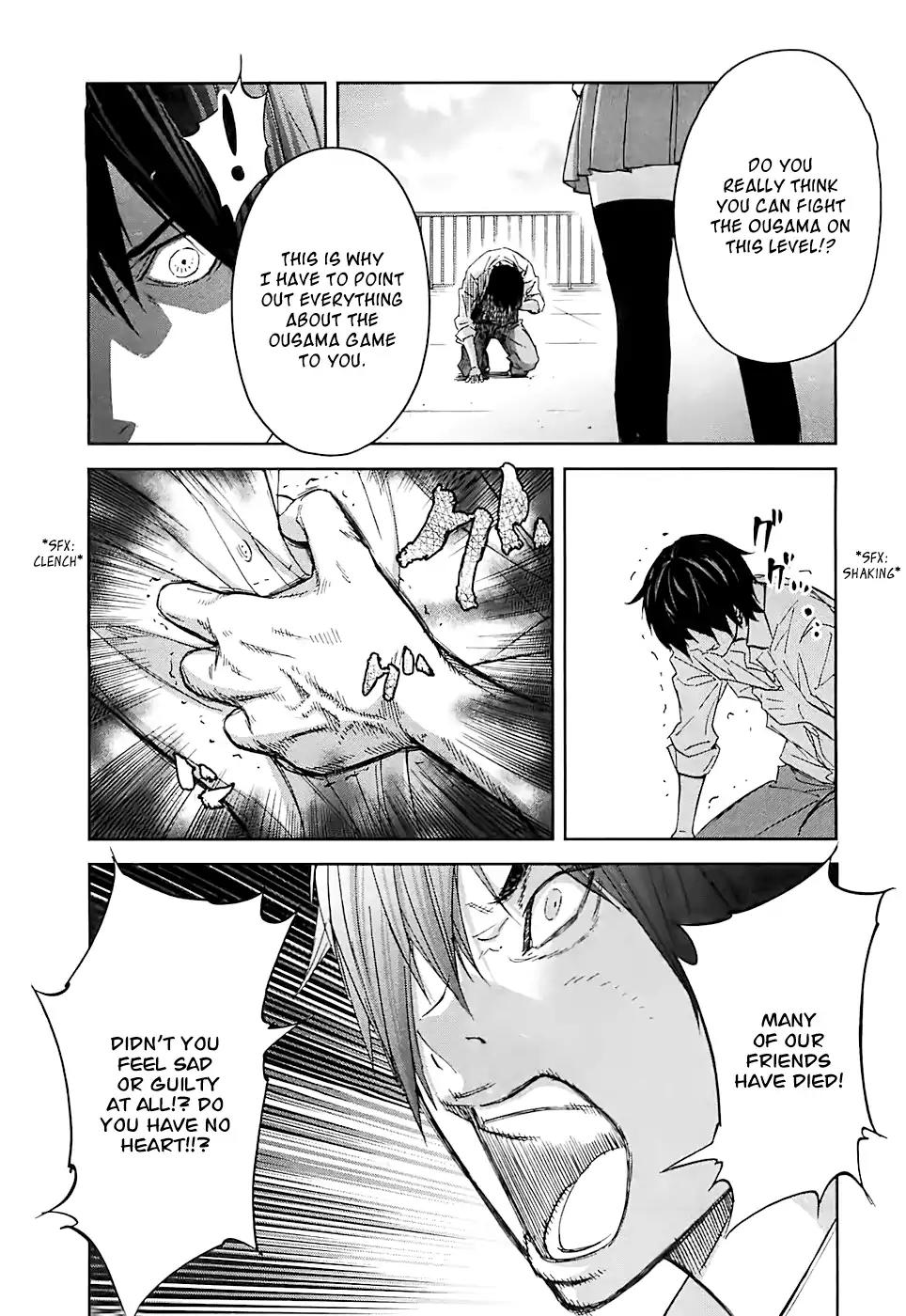 Ousama Game Chapter 13 page 38 - Chapter 13