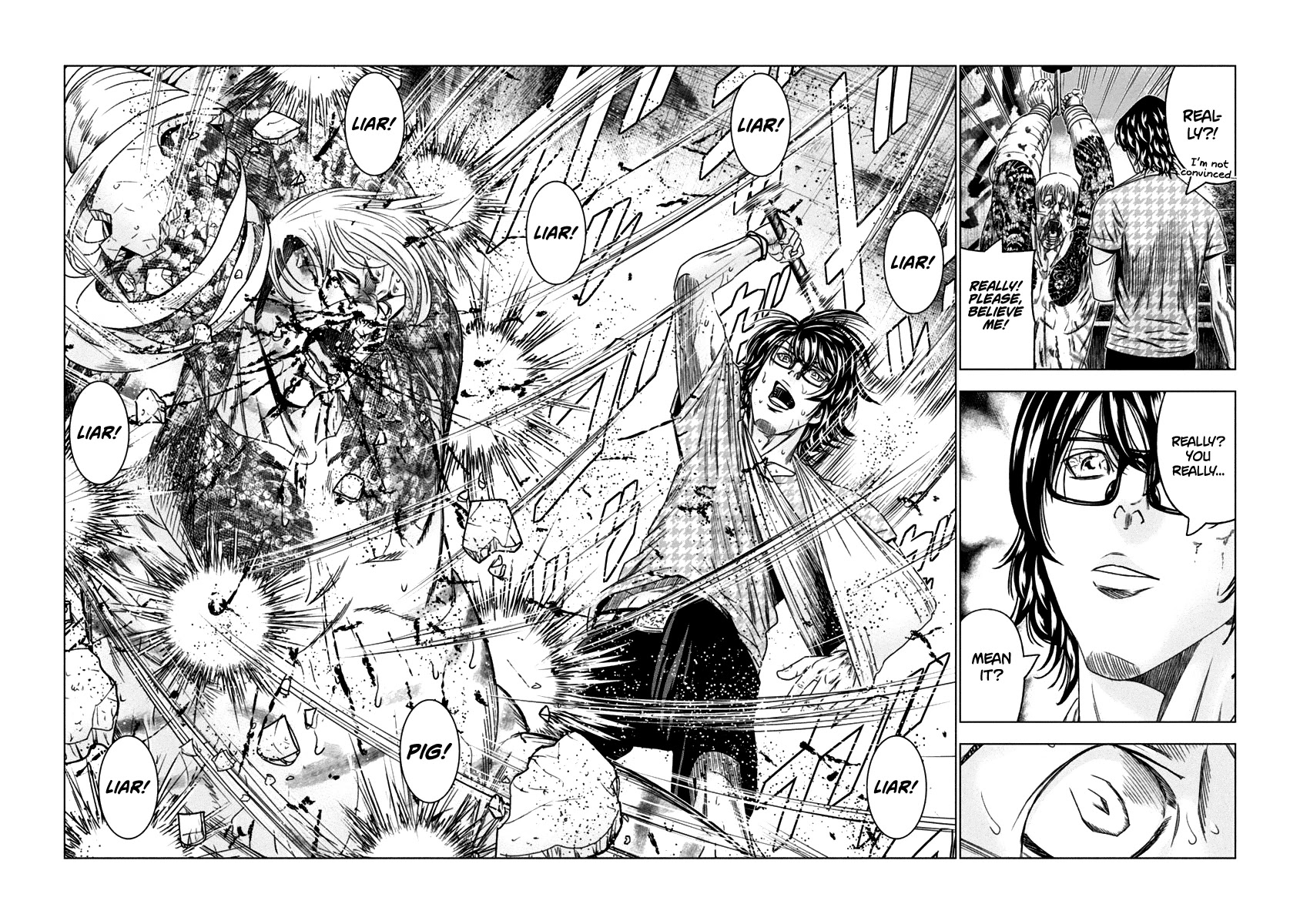 Out (Makoto Mizuta) Chapter 105 page 14 - Chapter 105