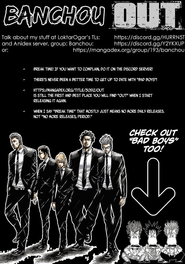 Out (Makoto Mizuta) Chapter 110 page 1 - Chapter 110