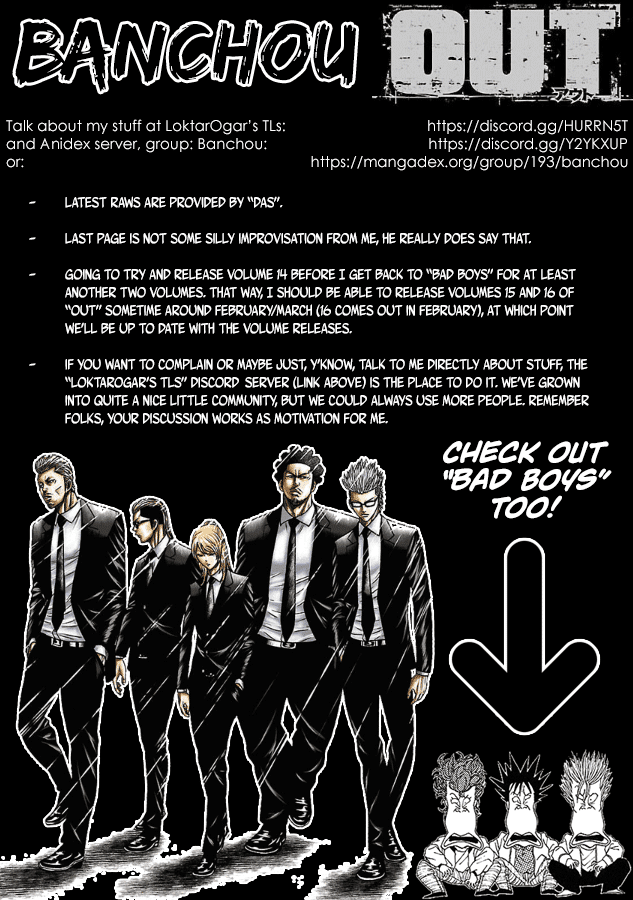 Out (Makoto Mizuta) Chapter 129 page 1 - Chapter 129