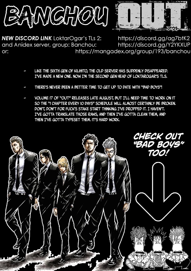 Out (Makoto Mizuta) Chapter 148 page 1 - Chapter 148
