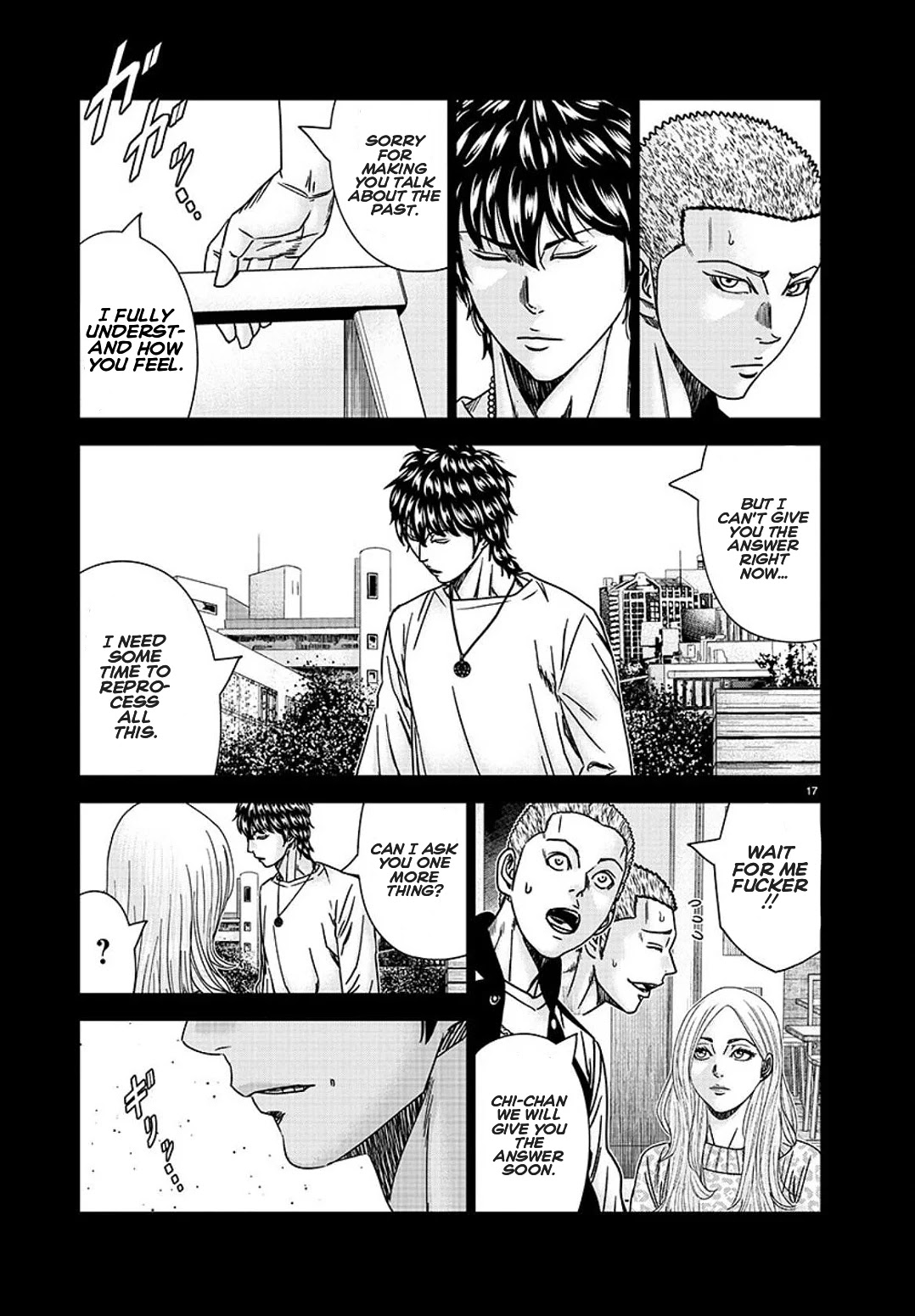 Out (Makoto Mizuta) Chapter 209 page 17 - Chapter 209