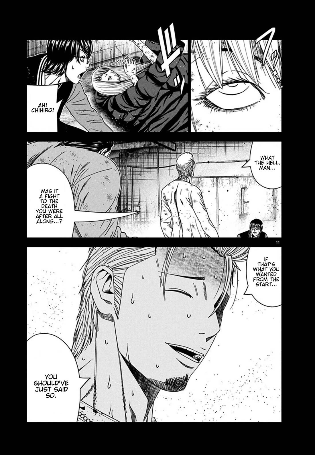 Out (Makoto Mizuta) Chapter 259 page 11 - Chapter 259: !!!MAGAZINE VERSION!!!