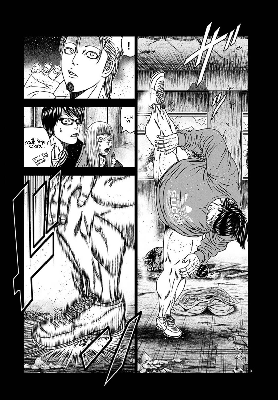 Out (Makoto Mizuta) Chapter 259 page 3 - Chapter 259: !!!MAGAZINE VERSION!!!