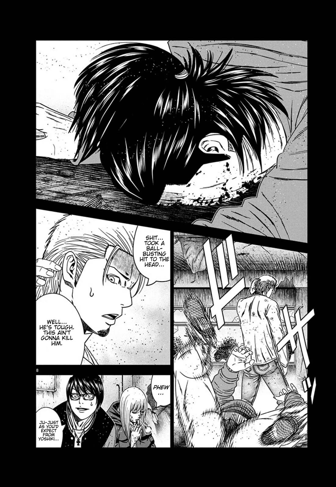 Out (Makoto Mizuta) Chapter 259 page 8 - Chapter 259: !!!MAGAZINE VERSION!!!