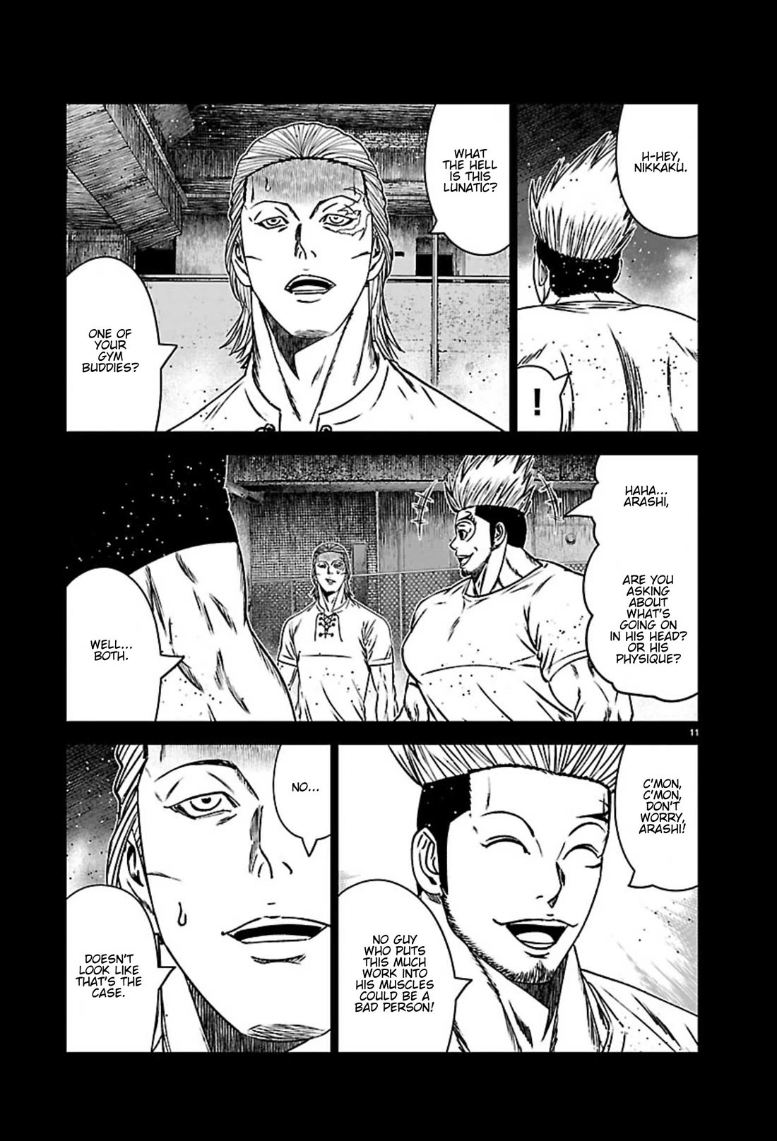 Out (Makoto Mizuta) Chapter 271 page 11 - Chapter 271: !!!MAGAZINE VERSION!!!