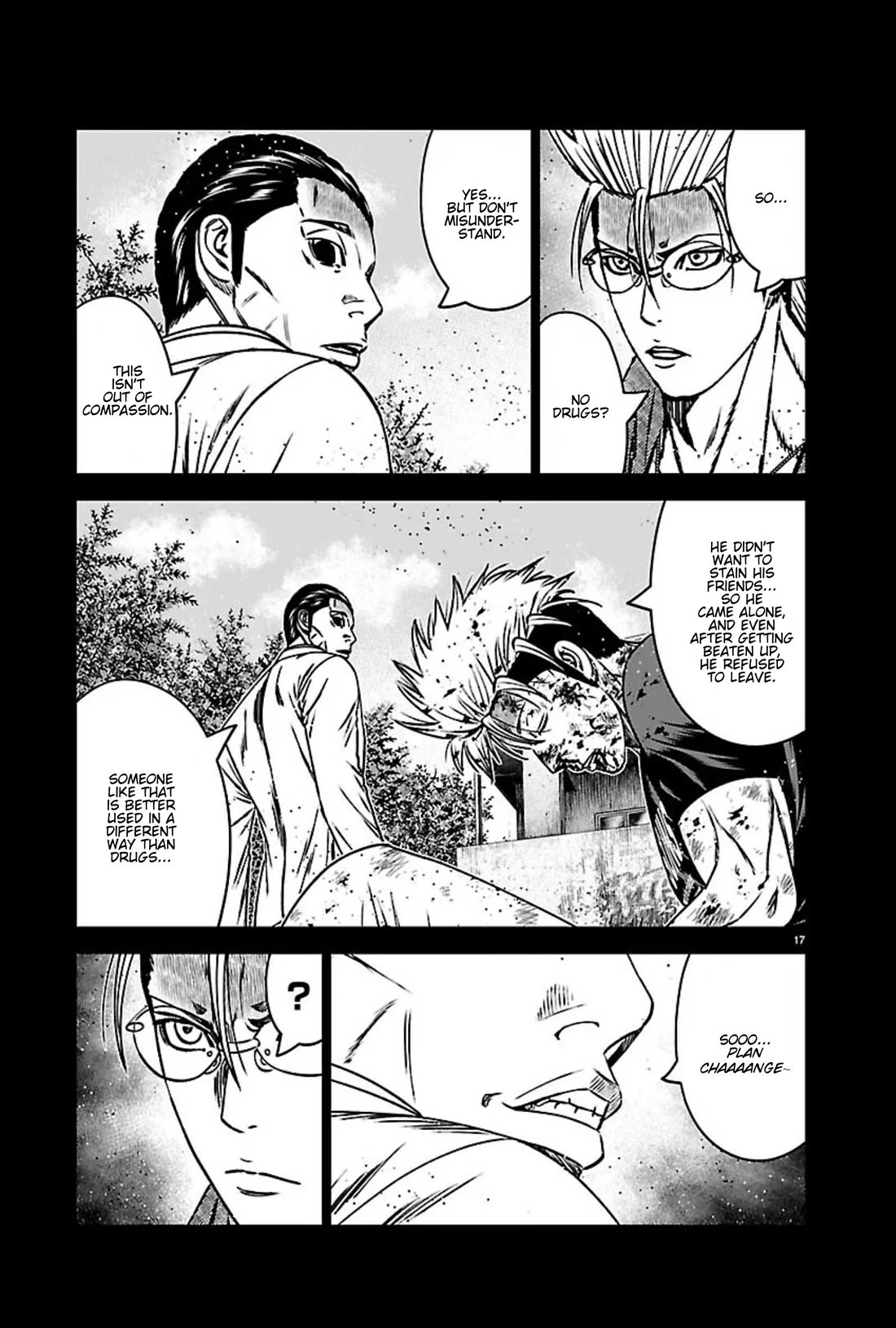 Out (Makoto Mizuta) Chapter 272 page 17 - Chapter 272: !!!MAGAZINE VERSION!!!