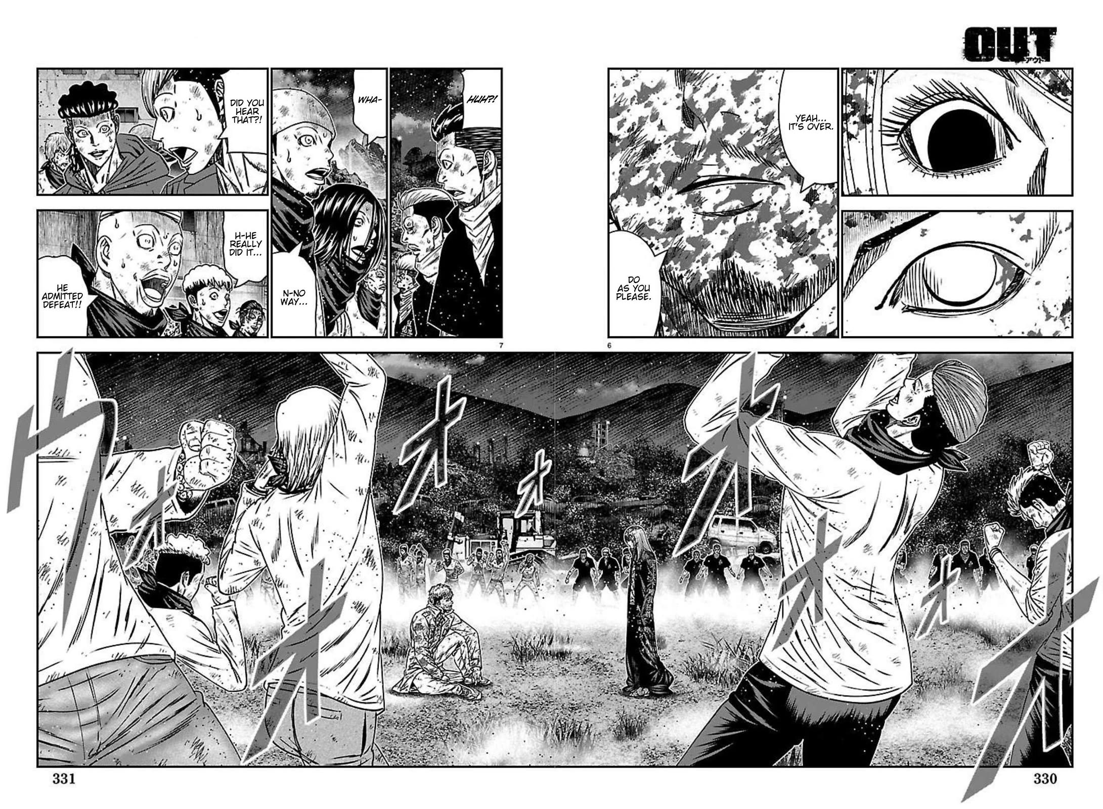 Out (Makoto Mizuta) Chapter 273 page 5 - Chapter 273: !!!MAGAZINE VERSION!!!