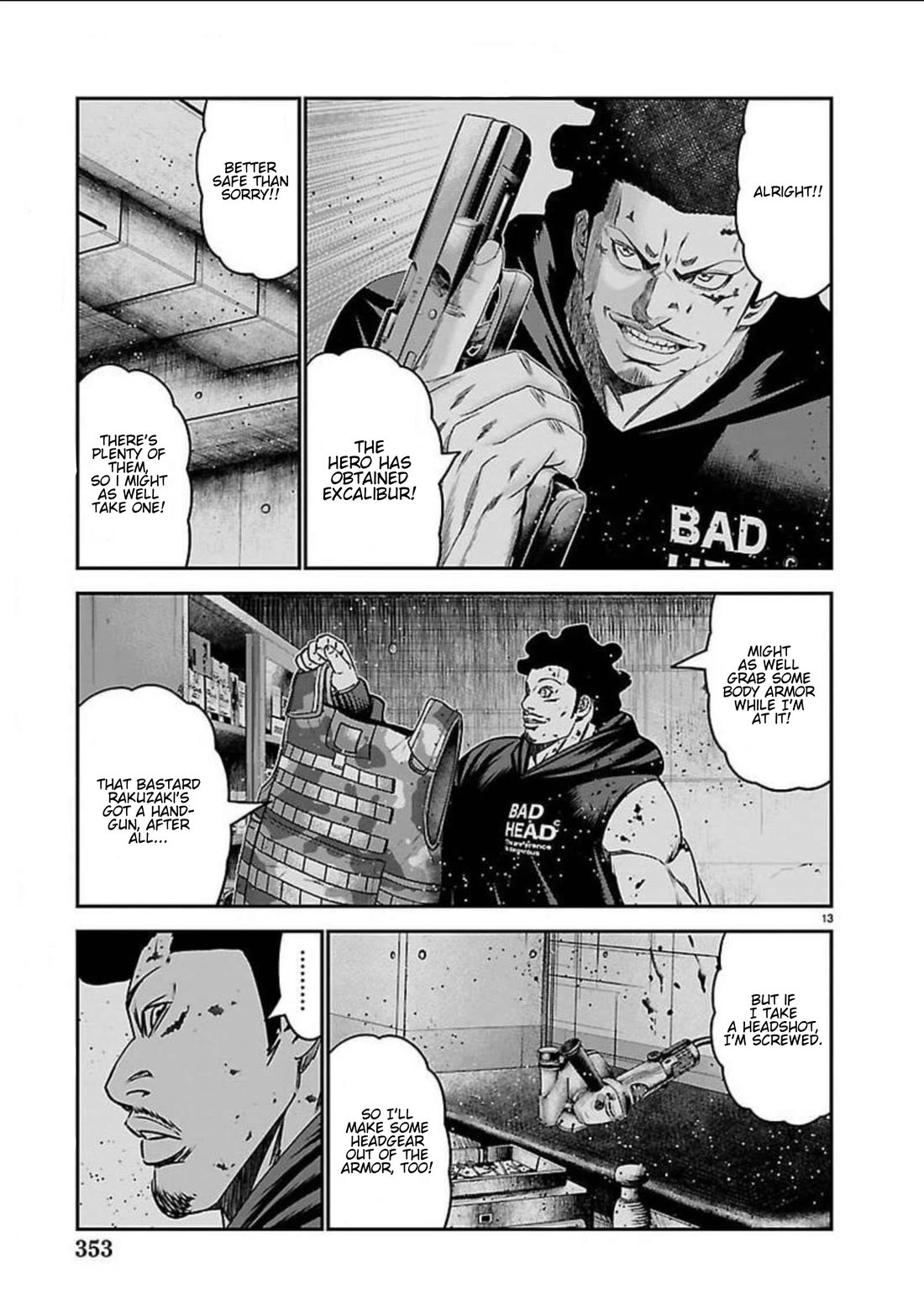 Out (Makoto Mizuta) Chapter 274 page 13 - Chapter 274: !!!MAGAZINE VERSION!!!