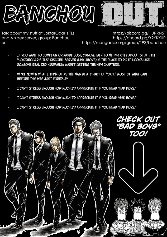 Out (Makoto Mizuta) Chapter 87 page 1 - Chapter 87