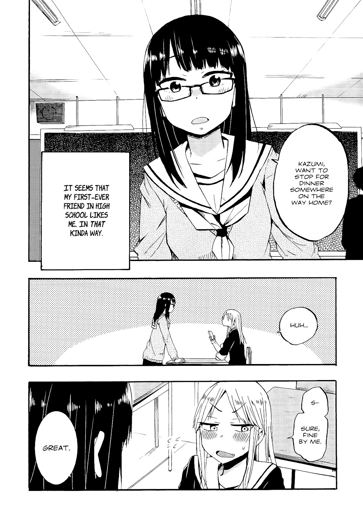Out of the Blue! Chapter 2.2 page 2 - Chapter 2 v2 : Fleeing From My Best Friend